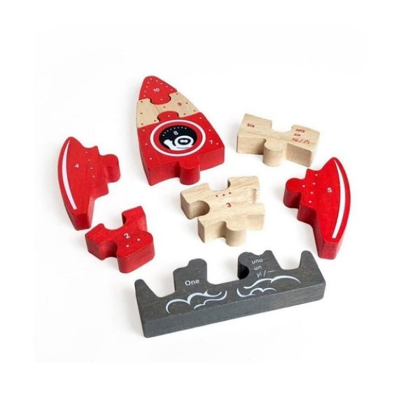 321 Blast Off Puzzle. Multilingual - Picture 3 of 3